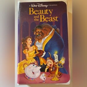 Very Rare Vintage 1992 Disney Beauty and the Beast VHS Black Diamond Classic